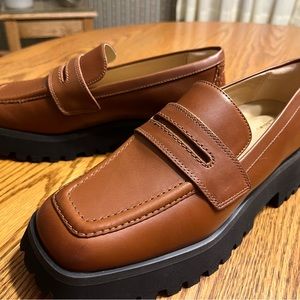 Clark’s “Stay so Edge” shoes. Size 7. Brown leather Brand new. Never worn